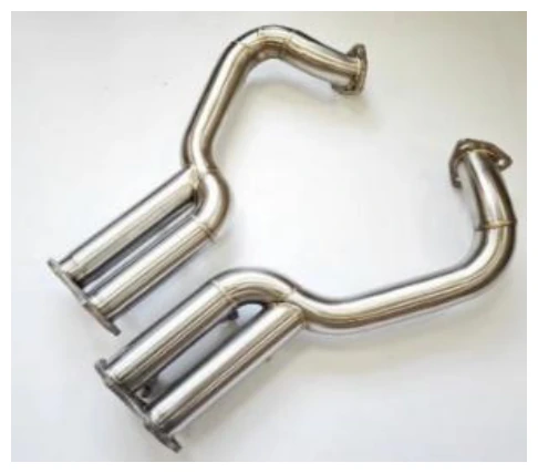 718 GT4 GTS Spyder Over Axle Link Pipes 2020+ Downpipe