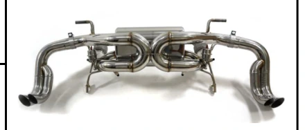 Exhaust System AUDI Straight-through, no muffler, no valve R8 V10