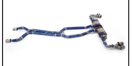 Exhaust System Porsche Cayenne 958.1 E2 92A Cayenne V6