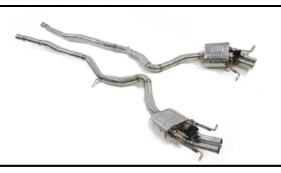 Exhaust System E63 AMG W211 V8 Mercedes square tip +$80