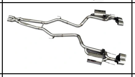 Exhaust System Mercedes square tip E63 AMG W212 +$80