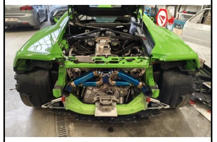 Exhaust System Lanborghini Straight-through, no muffler, no valve Gallardo LP550-2/LP560-