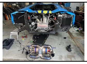 Exhaust System Lanborghini With muffler & valve