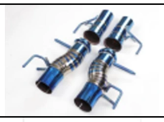 Exhaust System Ferrari V8 With muffler & valve