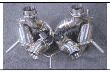 Exhaust System McLaren With muffler & valve