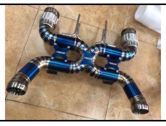 Exhaust System McLaren With muffler & valve