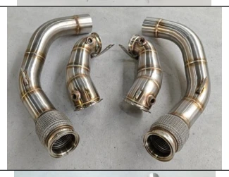 Downpipe for BMW M5 F90 M8 F91 F92 F93 S63 SS304+catless