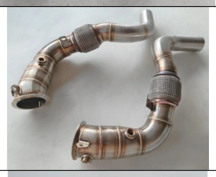 Downpipe for BMW F85X5M/X6M M4.4T S63R 2018575PS XDRIVE SS304+catless