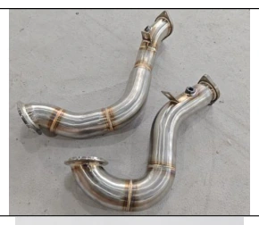 Downpipe for BMW N54 E82 1M SS304+catless
