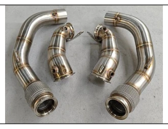 Downpipe for BMW S63 F90 M5 SS304+catless