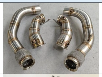 Downpipe for BMW S63 F95/F96 X5M/X6M SS304+catless
