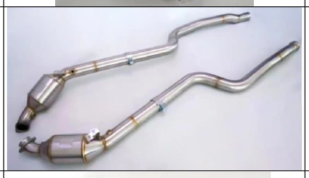 Downpipe for Benz W204 C63 V8 SS304+catless