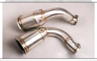 Downpipe for Porsche Cayenne 9Y0 SS304+catless