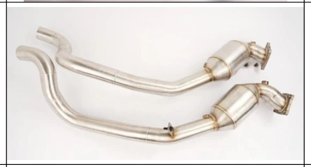 Downpipe for Porsche Panamera 970.1 SS304+catless